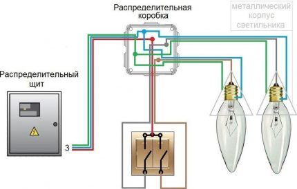 Подключение двойного выключателя: нормы и схемы + инструктаж по монтажу