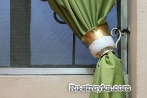 Держатели для штор своими руками