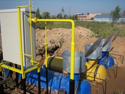 Автономная газификация частного дома: обустройство системы газоснабжения баллонами и газгольдером