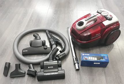 Обзор пылесоса Vitek VT 1833: аквафильтрация по супер цене
