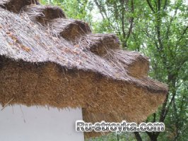 Обустройство кровли из соломы