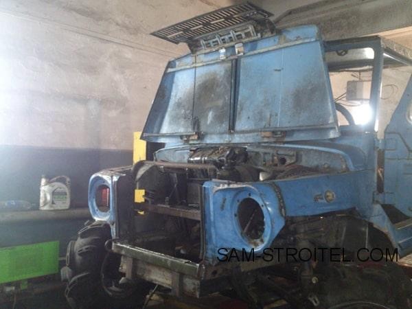 Самодельный автомобиль ЛуАЗ &laquo;Луноход&raquo; с дизельным двигателем