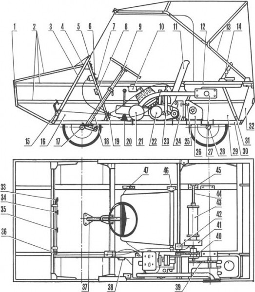 Самодельный автомобиль амфибия грибника и рыболова: фото, чертежи, описание
