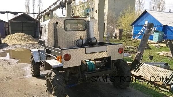 Самодельный автомобиль ЛуАЗ &laquo;Луноход&raquo; с дизельным двигателем