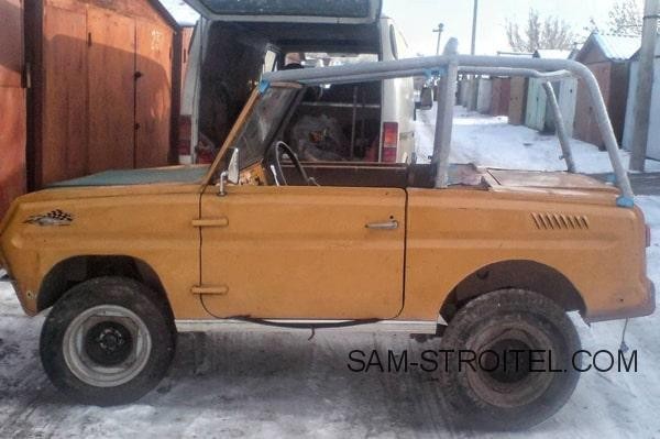 Авто самоделка внедорожник на базе СМЗ С-3Д «инвалидка»